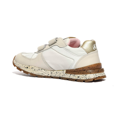 NATURINO 0012018598.02.2N83 MILK.WHITE.PLATINUM Sneakers Bambina 