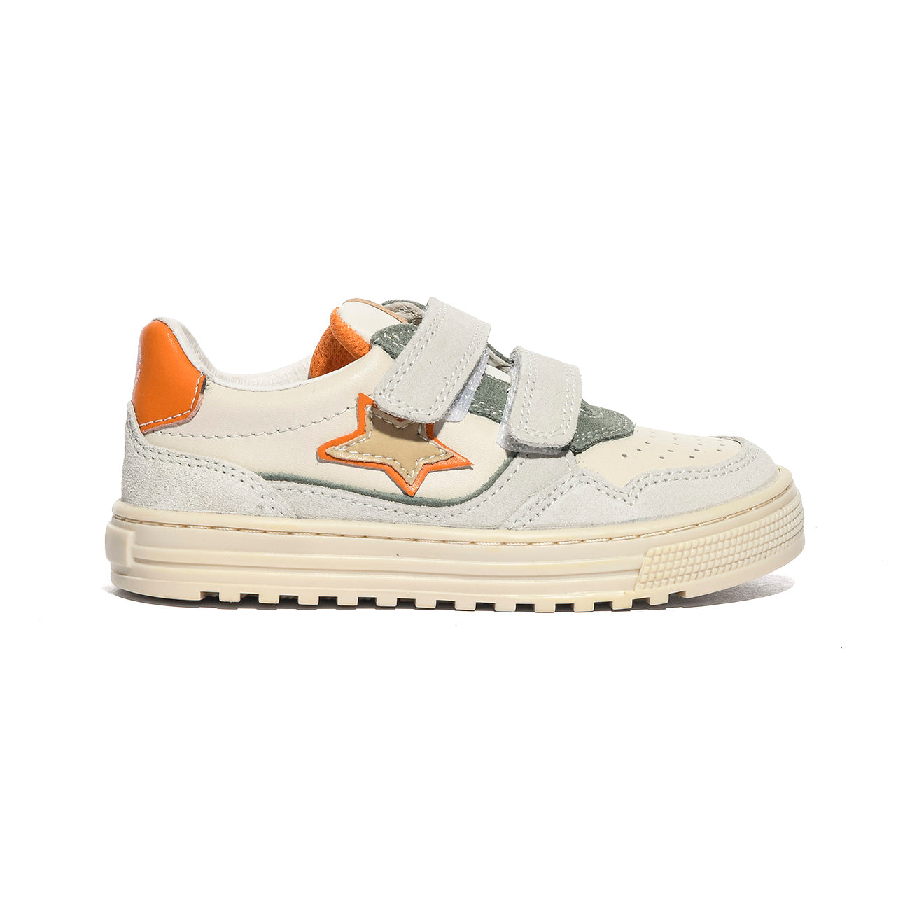 NATURINO 0012018617.02.1N21 WHITE.MILK.ORANGE Sneakers Bambino 