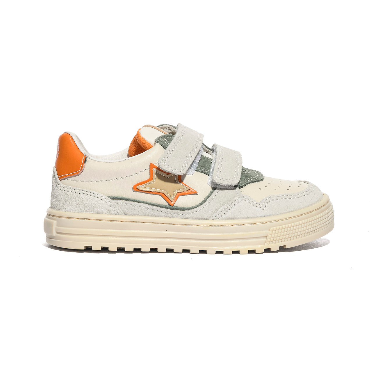 NATURINO 0012018617.02.1N21 WHITE.MILK.ORANGE Sneakers Bambino 