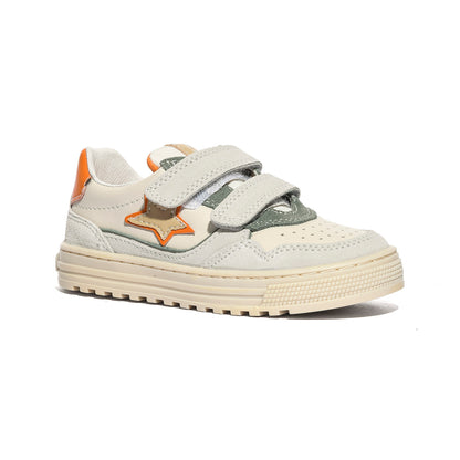NATURINO 0012018617.02.1N21 WHITE.MILK.ORANGE Sneakers Bambino 