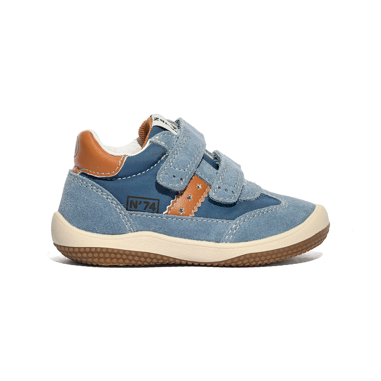 NATURINO 0012018924.01.1C87 WHITE.GREEN.AZURE Sneakers Bambino 