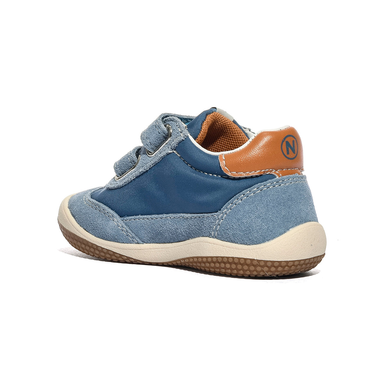 NATURINO 0012018924.01.1C87 WHITE.GREEN.AZURE Sneakers Bambino 