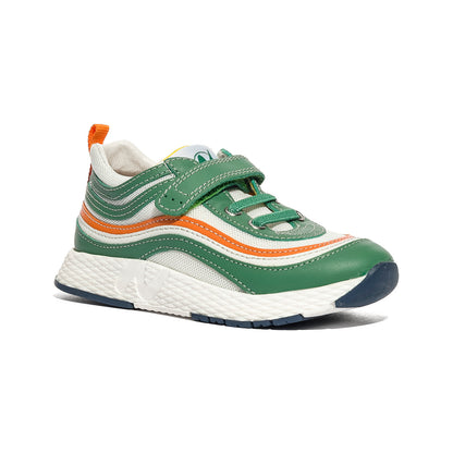 NATURINO 0012019017.01.1F28 GREEN.WHITE.ORANGE Sneakers Bambino 