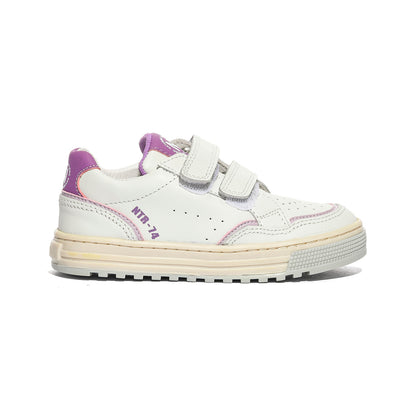 NATURINO 0012019056.01.1N34 WHITE.LILAC.DEEP PINK Sneakers Bambina 