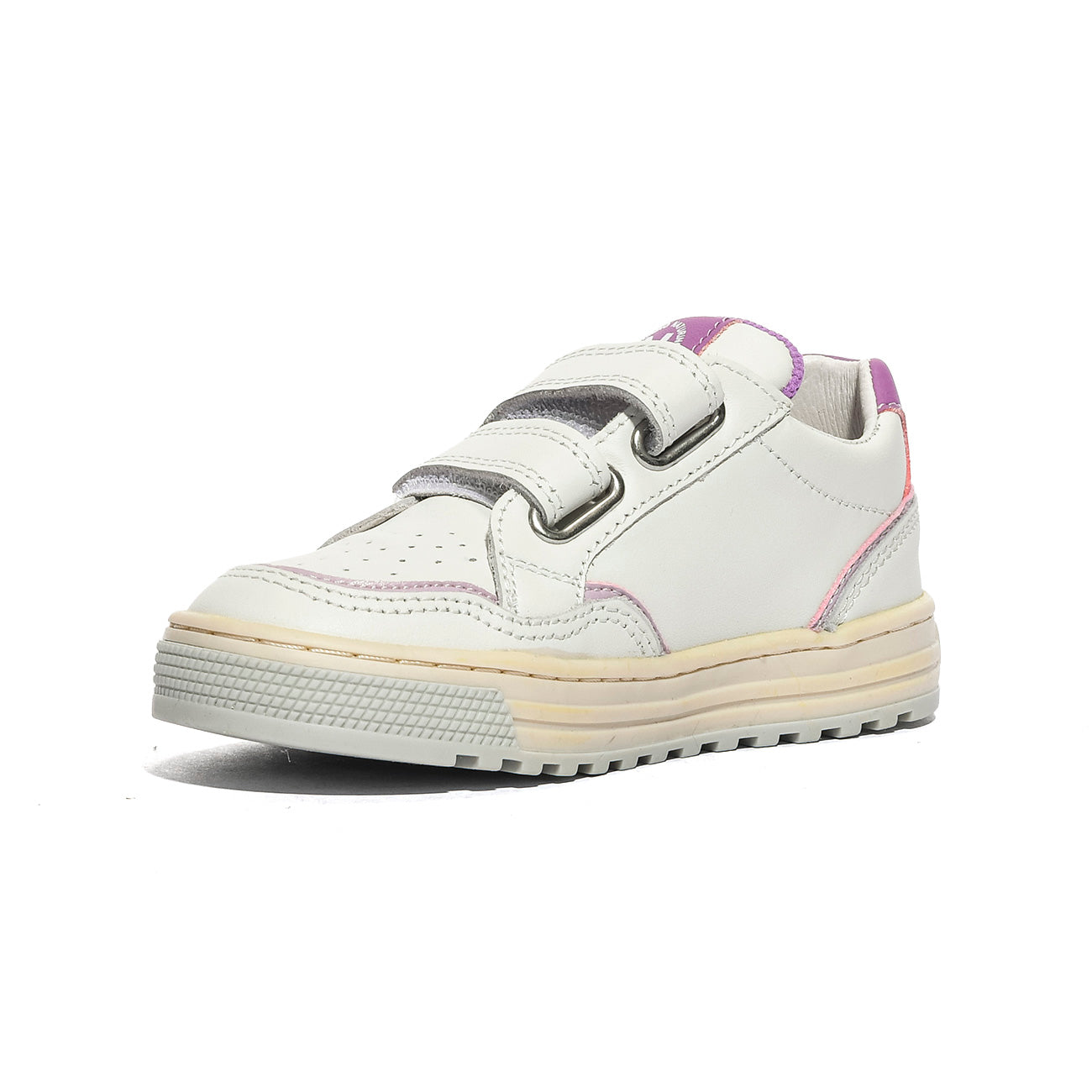 NATURINO 0012019056.01.1N34 WHITE.LILAC.DEEP PINK Sneakers Bambina 