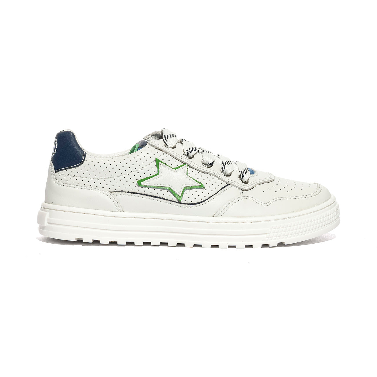 NATURINO 0012019066.04.1N09 WHITE.NAVY.GREEN Sneakers Bambino 