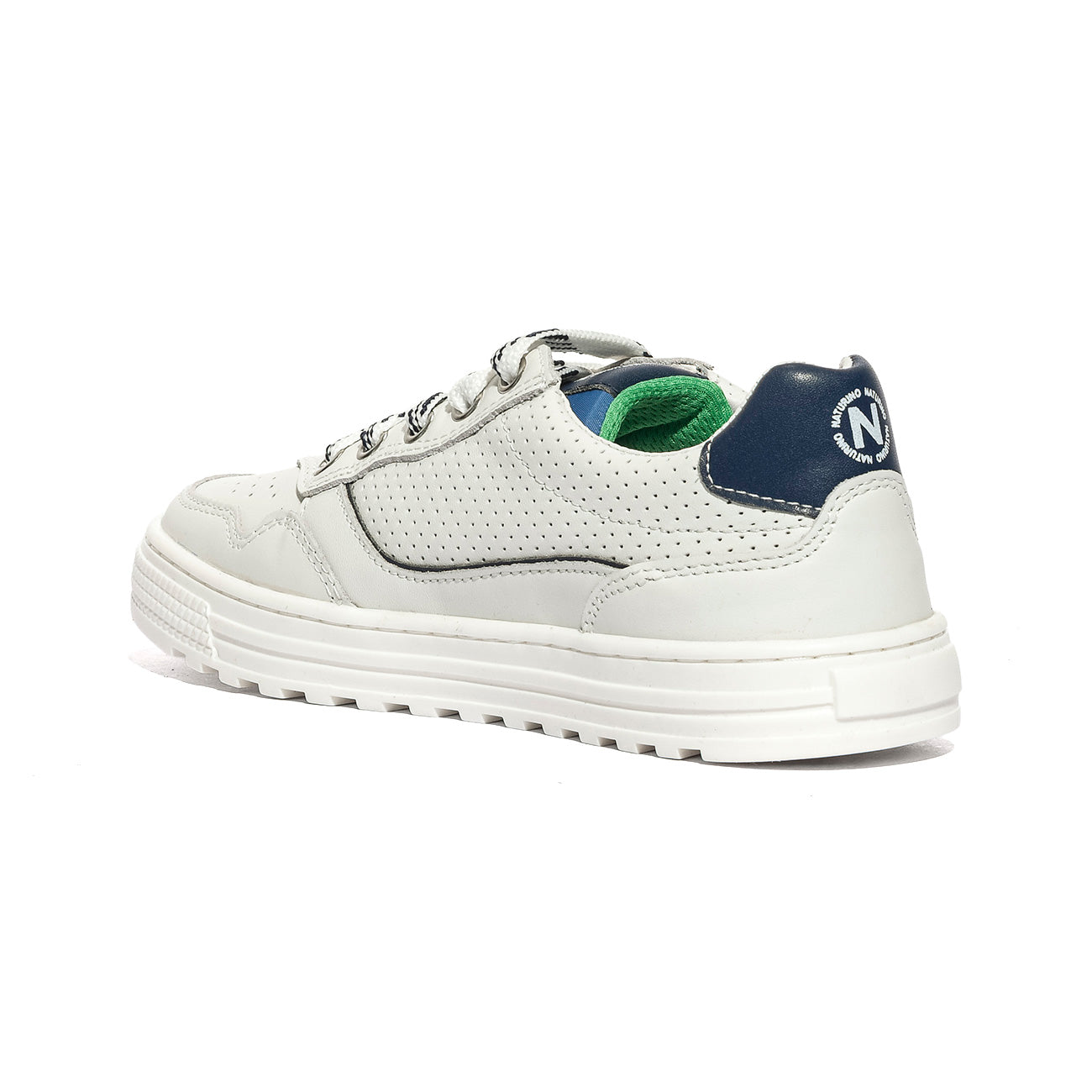 NATURINO 0012019066.04.1N09 WHITE.NAVY.GREEN Sneakers Bambino 