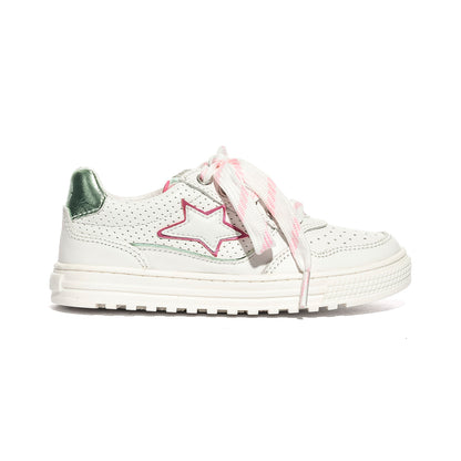 NATURINO 0012019066.04.2N71 WHITE.CAPRI.FUCHSIA Sneakers Bambina 