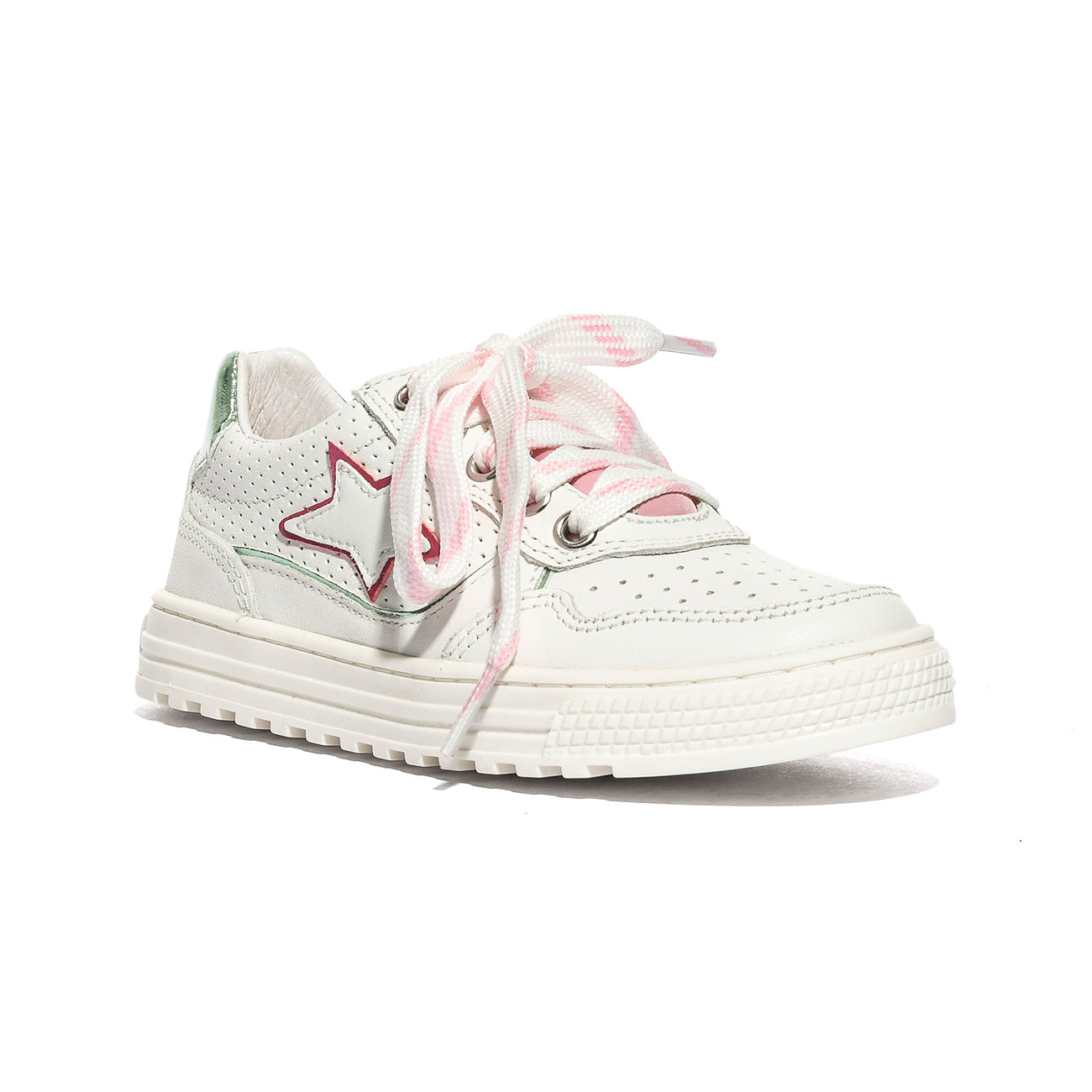 NATURINO 0012019066.04.2N71 WHITE.CAPRI.FUCHSIA Sneakers Bambina 