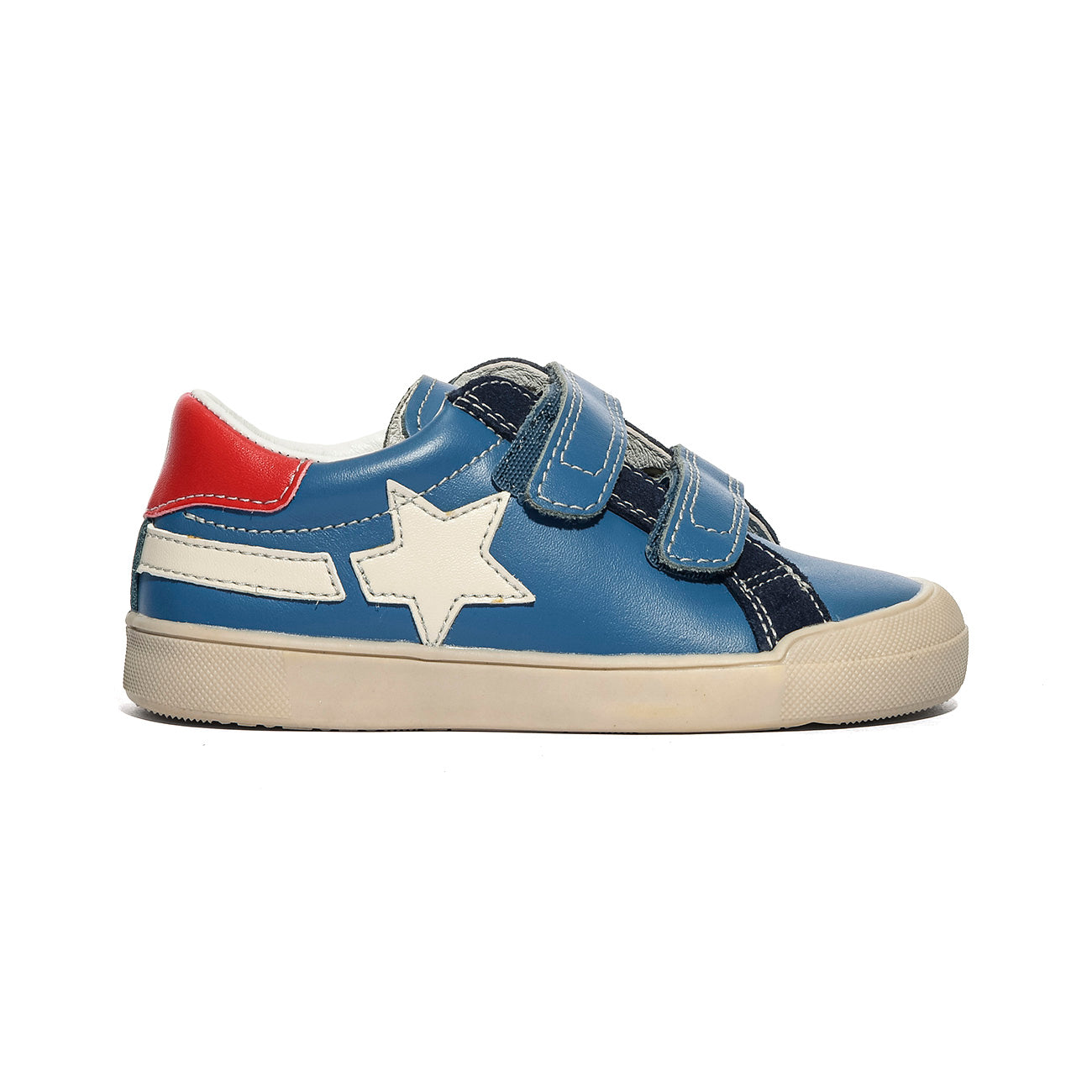NATURINO 0012019167.01.1C74 AZURE.NAVY.MILK Sneakers Bambino 