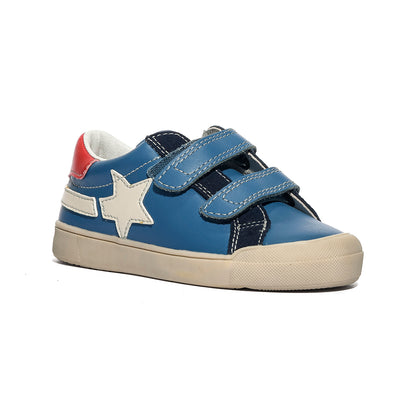 NATURINO 0012019167.01.1C74 AZURE.NAVY.MILK Sneakers Bambino 