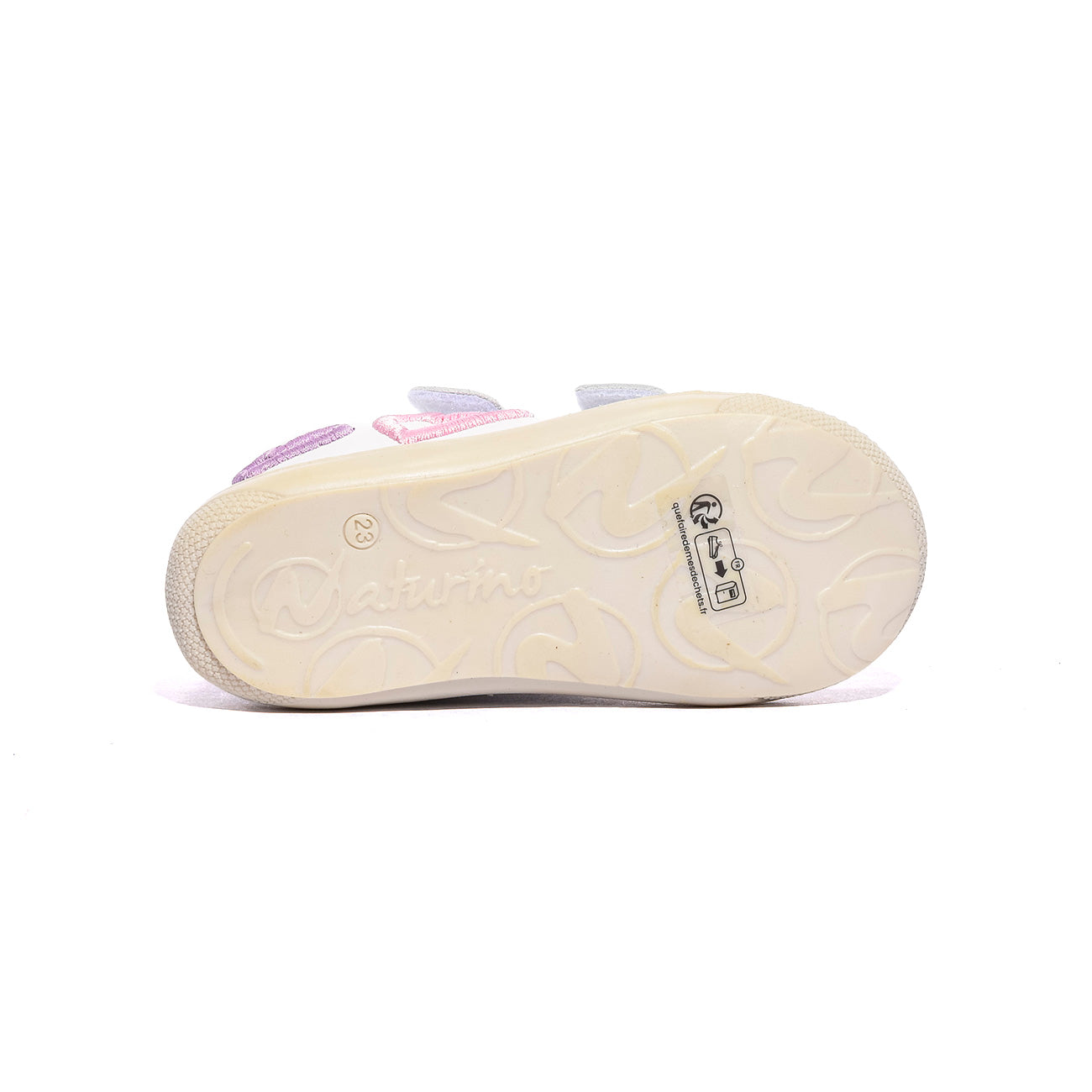 NATURINO 0012019244.01.0N01 WHITEWHITE Sneakers Bambina 