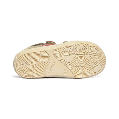 NATURINO 0012019317.01.3B16 STONE.MILK.RED Sneakers Bambino 