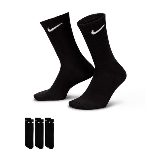 NIKE SX6842-010 BLACK WHITE Calzini Unisex 