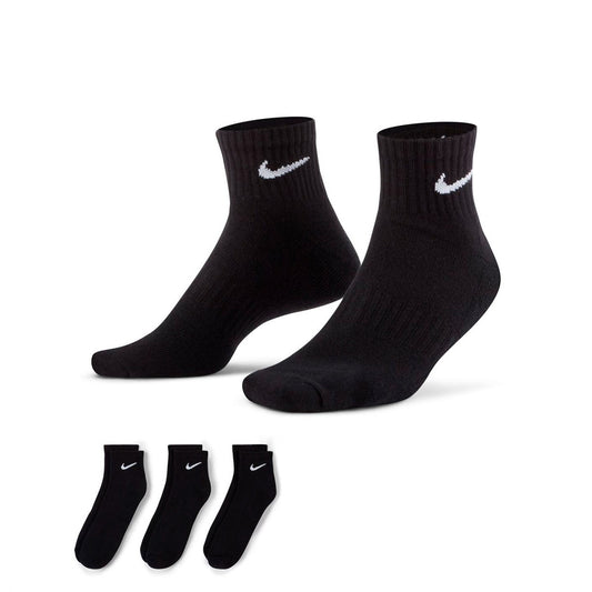 NIKE SX6912-010 BLACK WHITE Calzini Unisex 