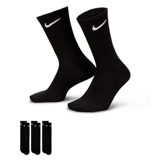 NIKE SX7666-010 BLACK WHITE Calzini Unisex 