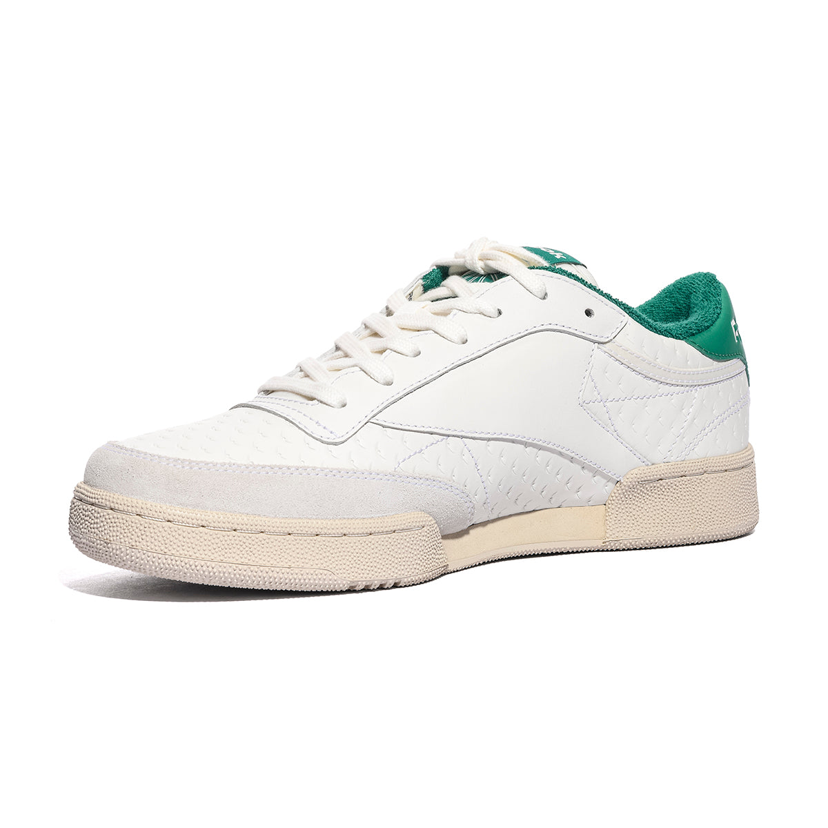 REEBOK RMIA011C99LEA0030155 WHITE GREEN Sneakers Uomo 