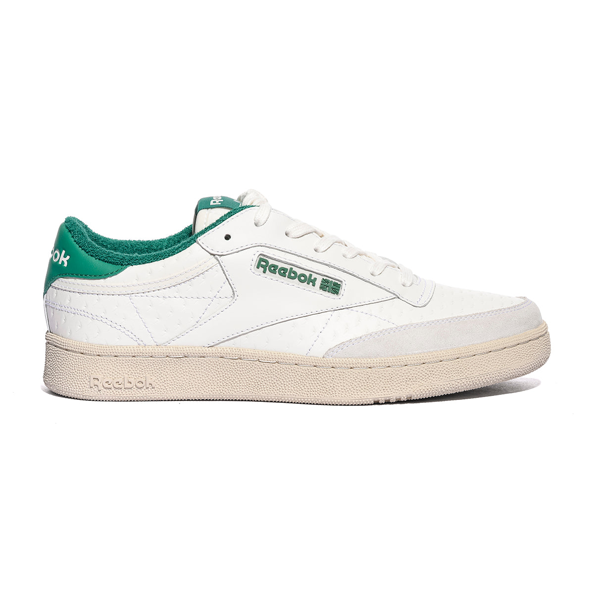 REEBOK RMIA011C99LEA0030155 WHITE GREEN Sneakers Uomo 
