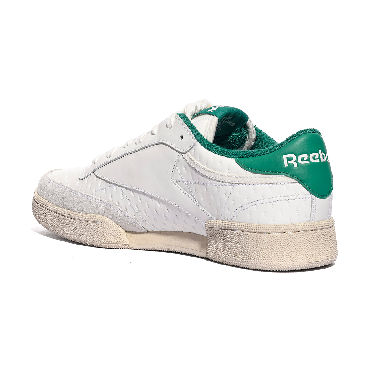 REEBOK RMIA011C99LEA0030155 WHITE GREEN Sneakers Uomo 