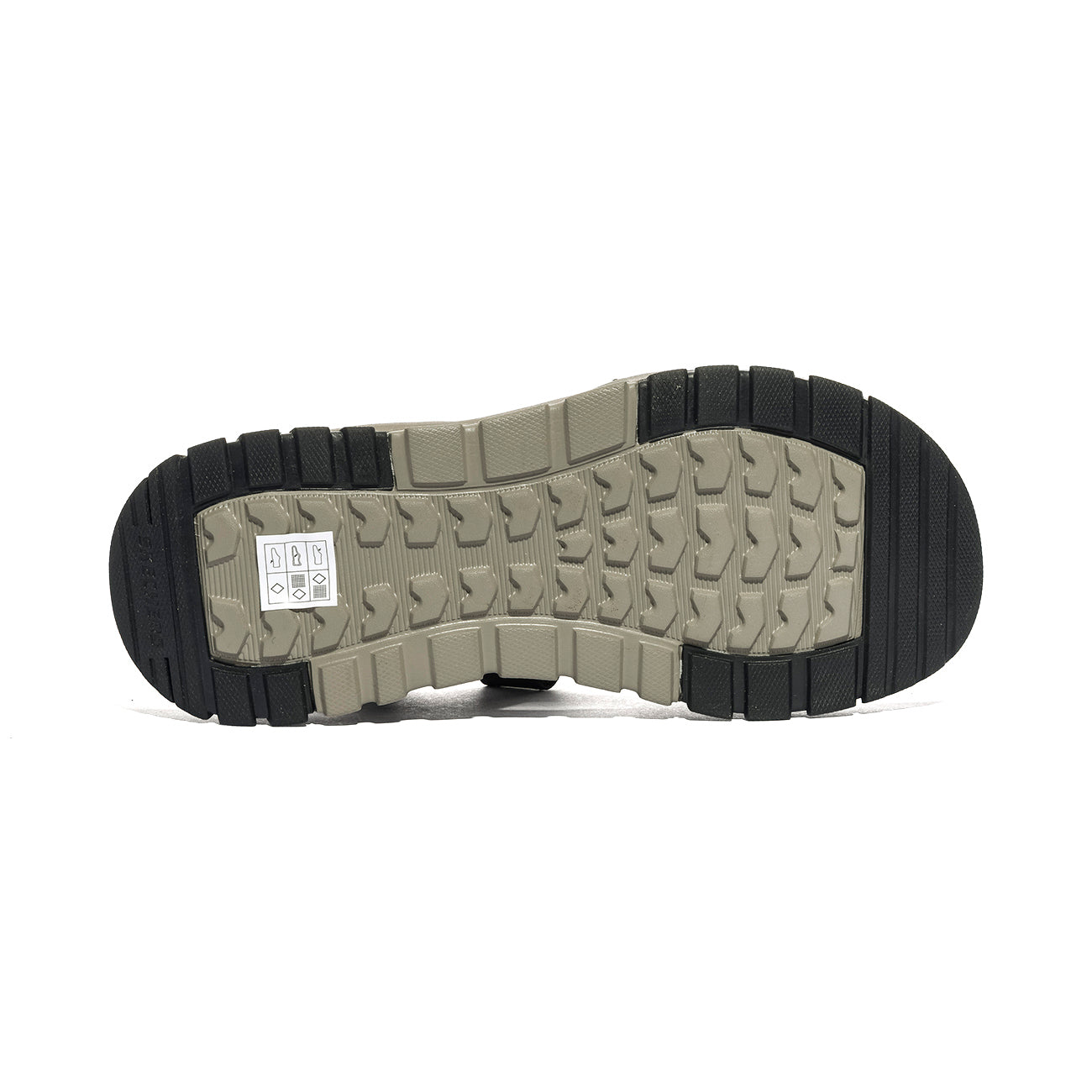 SKECHERS 205724 BRN Sandali Uomo 