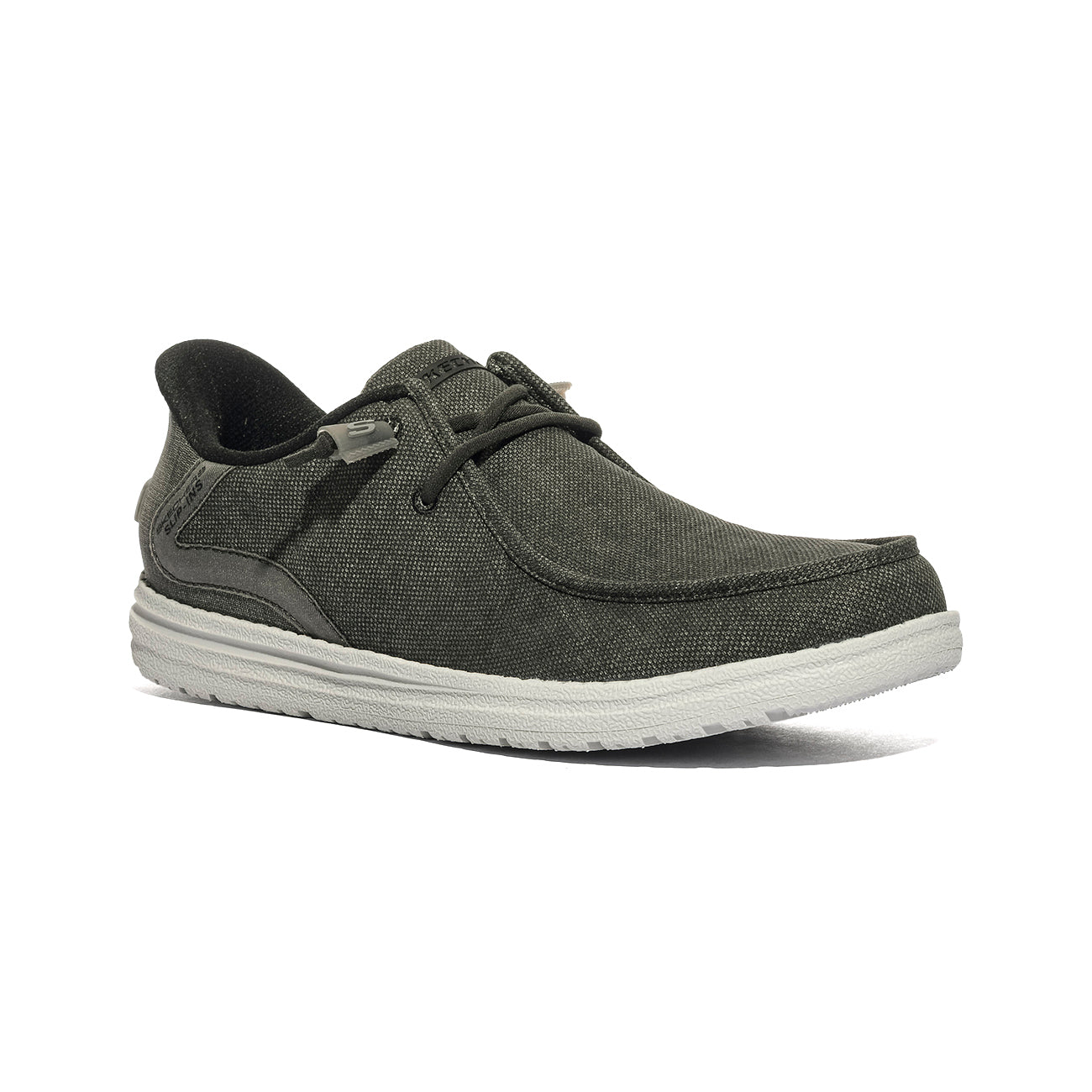 SKECHERS 210959 BKGY Slip-on Uomo 