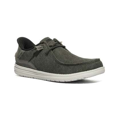 SKECHERS 210959 BKGY Slip-on Uomo 