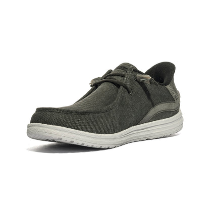 SKECHERS 210959 BKGY Slip-on Uomo 