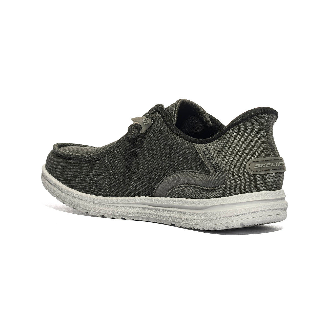SKECHERS 210959 BKGY Slip-on Uomo 