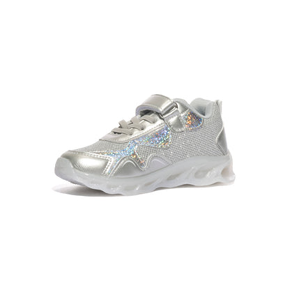 SKIFIDOL SK210 WHITE SILVER Sneakers Bambina 