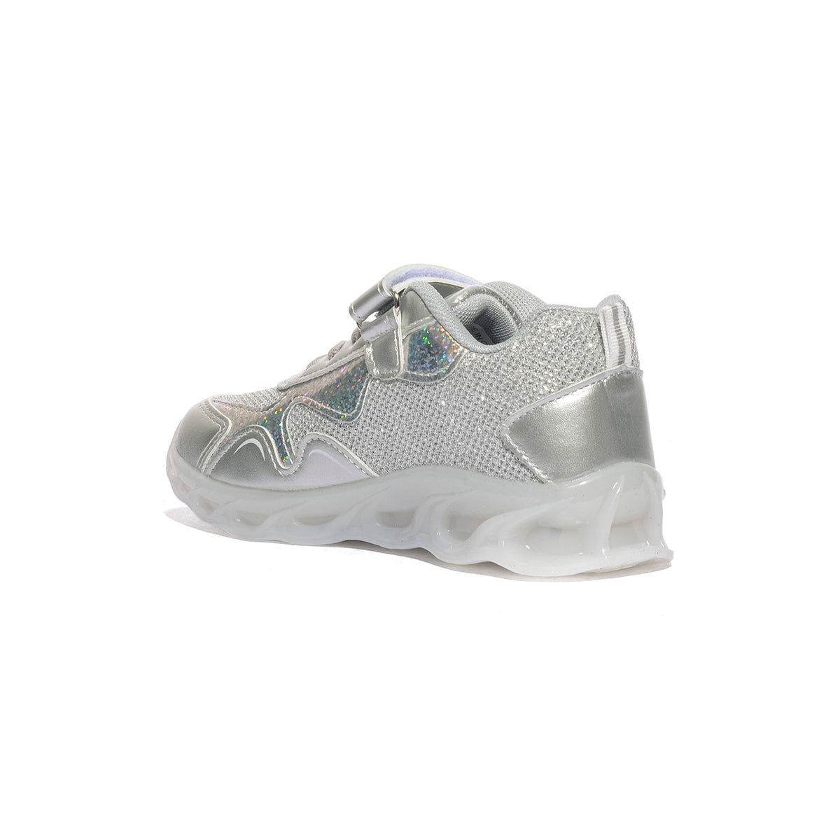 SKIFIDOL SK210 WHITE SILVER Sneakers Bambina 