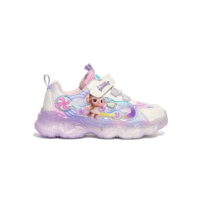 SKIFIDOL SK230 BEIGE VIOLET Sneakers Bambina 