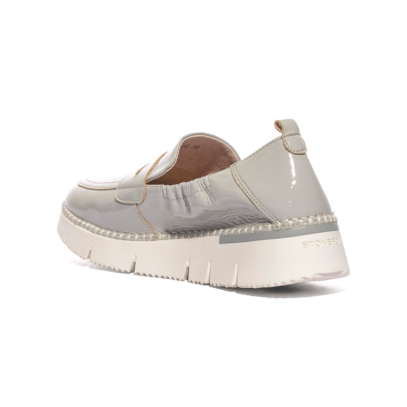 STONEFLY 213921 FLINT LT GRAY Mocassini Donna 