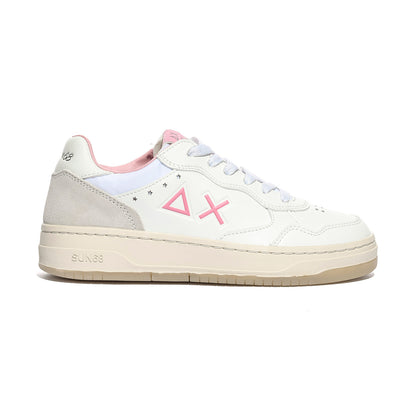 SUN 68 Z36453T BIANCO/BUBBLE GUM Sneakers Bambina 