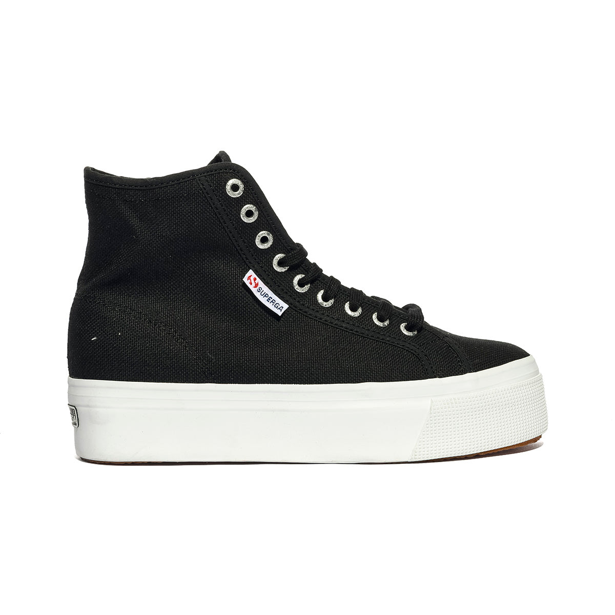 SUPERGA 2708 BLACK FWHITE Sneakers Donna 