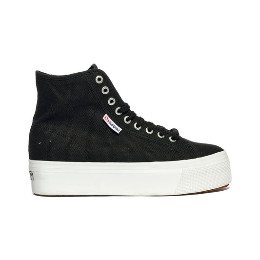 SUPERGA 2708 BLACK FWHITE Sneakers Donna 