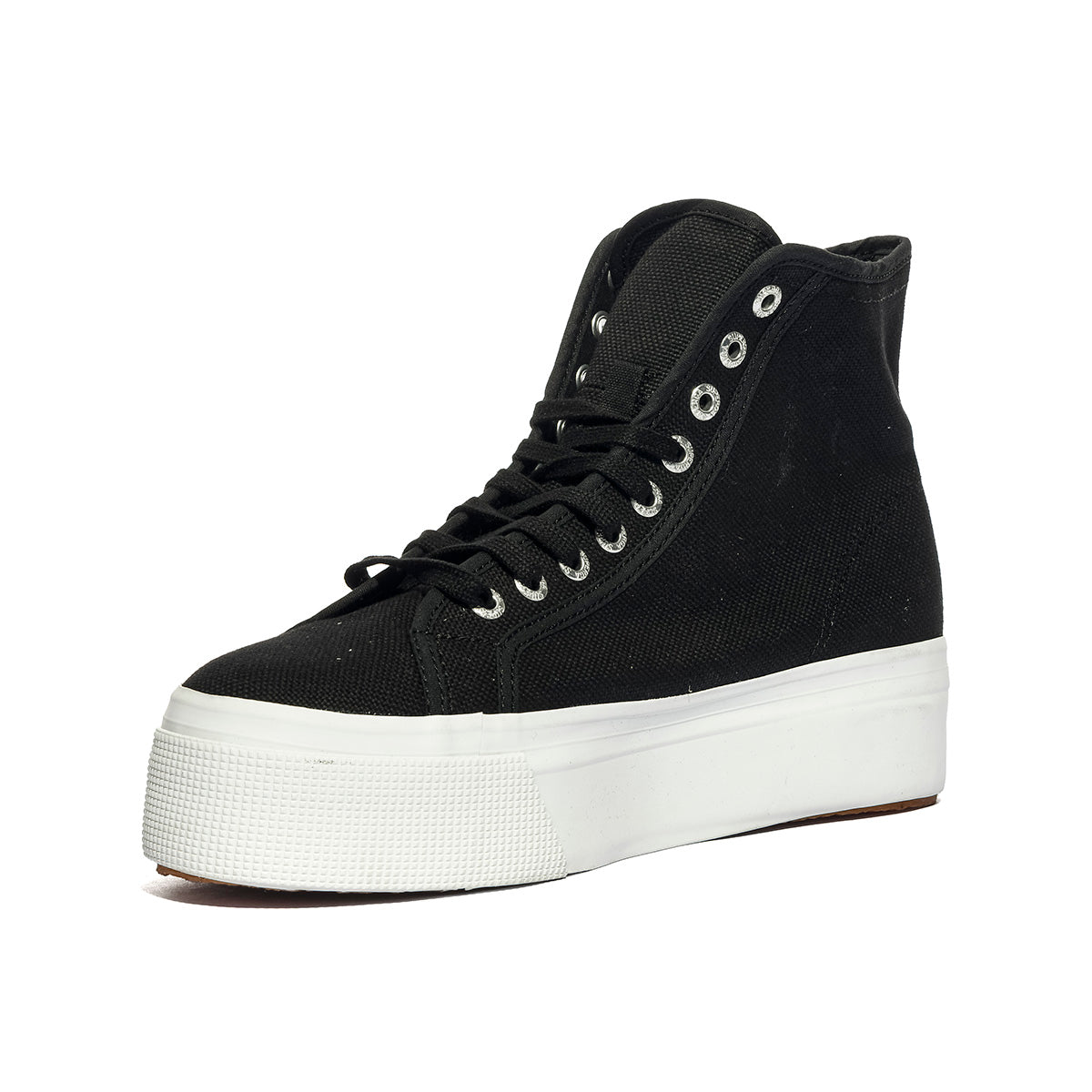 SUPERGA 2708 BLACK FWHITE Sneakers Donna 