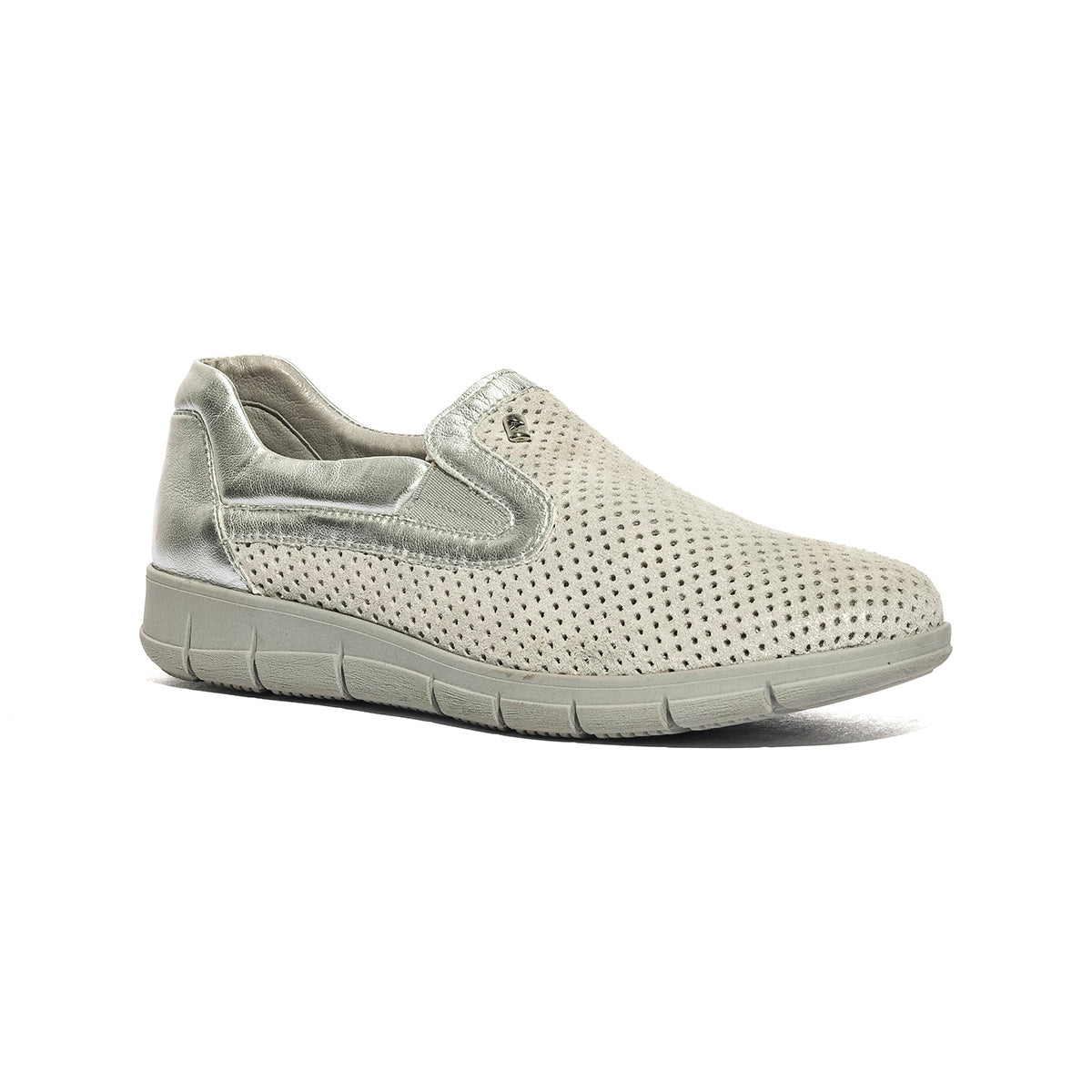 VALLEVERDE 16002 ARGENTO Slip-on Donna 