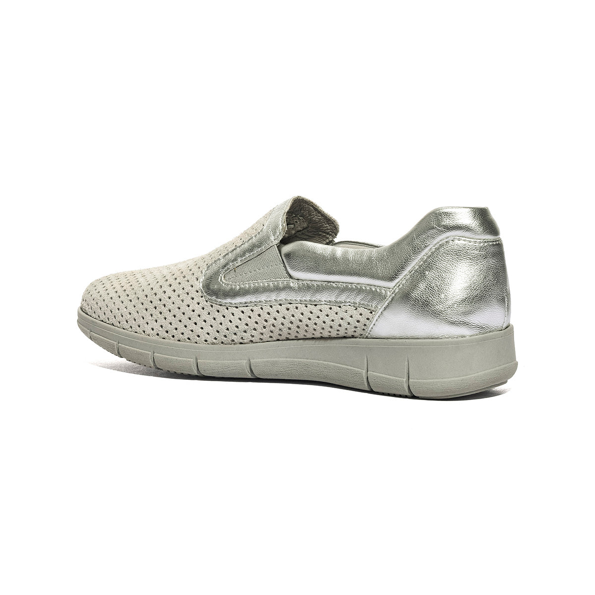 VALLEVERDE 16002 ARGENTO Slip-on Donna 
