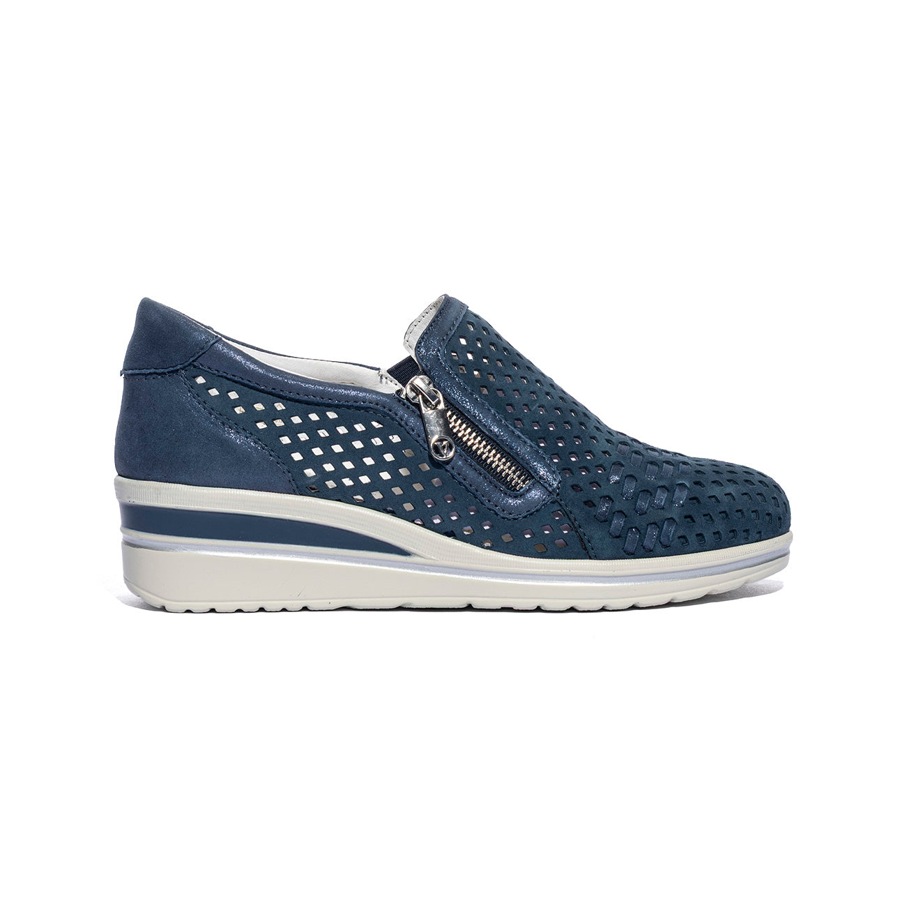 VALLEVERDE VD350W SUEDE BLU Slip-on Donna 