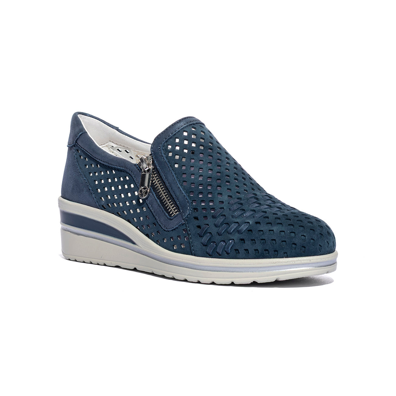 VALLEVERDE VD350W SUEDE BLU Slip-on Donna 