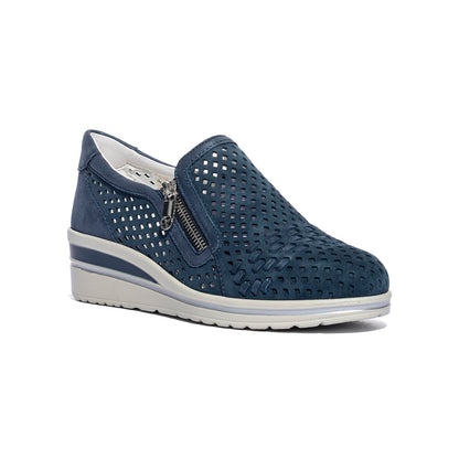 VALLEVERDE VD350W SUEDE BLU Slip-on Donna 