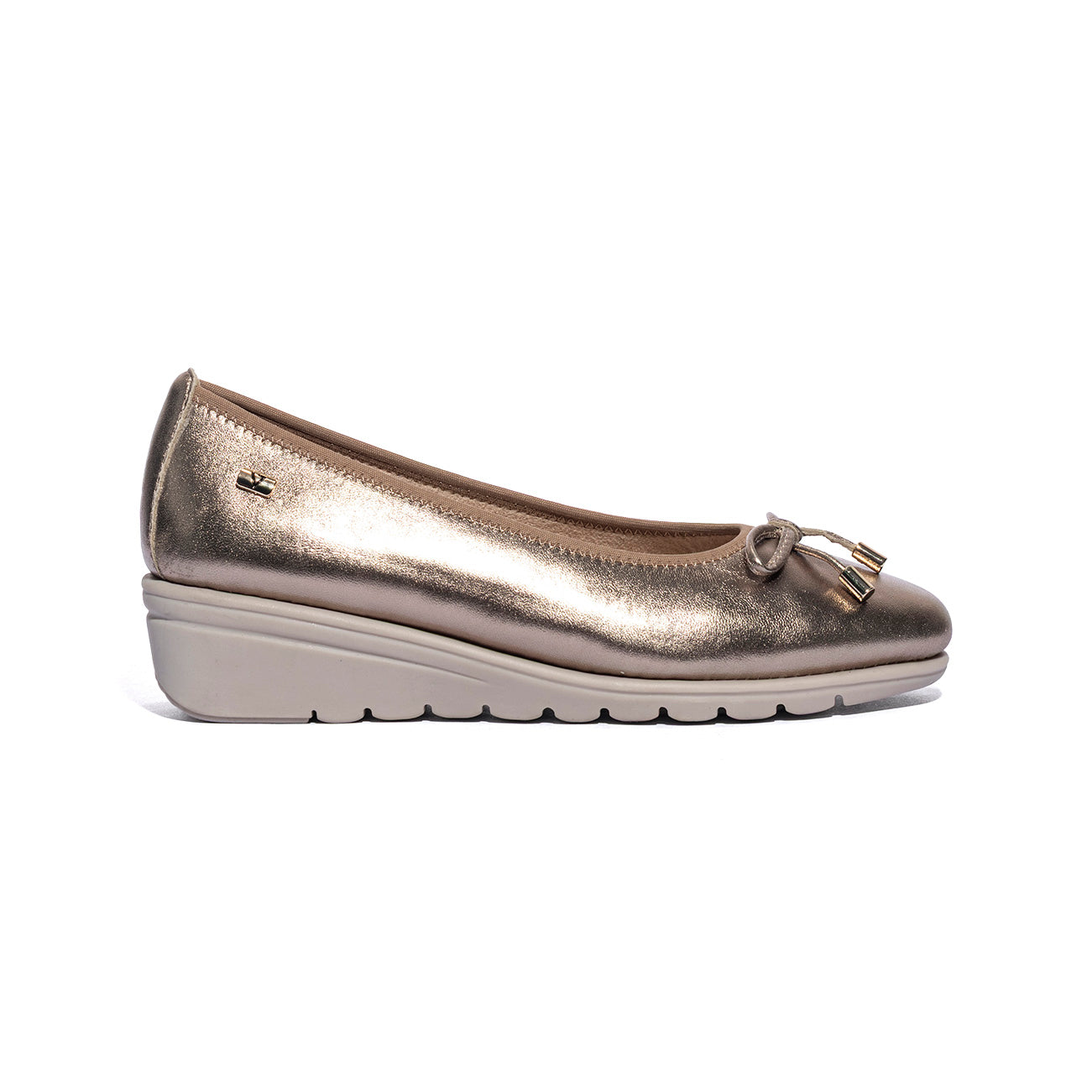 VALLEVERDE VS10330 NAPPA RAME Ballerine Donna 