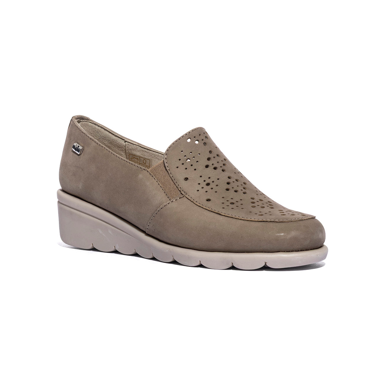 VALLEVERDE VS10332A NABUK TAUPE Slip-on Donna 