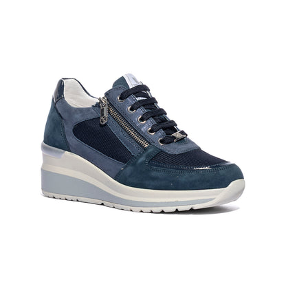 VALLEVERDE VVCA154W SUEDE ROYAL Sneakers Donna 