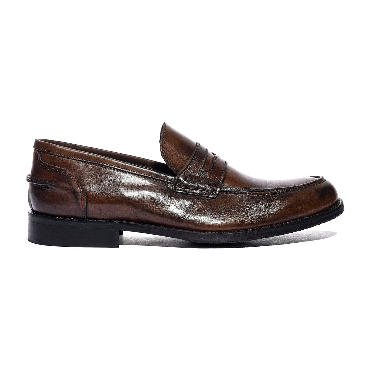 VARESE 0523 PELLE MARRONE Mocassini Uomo 