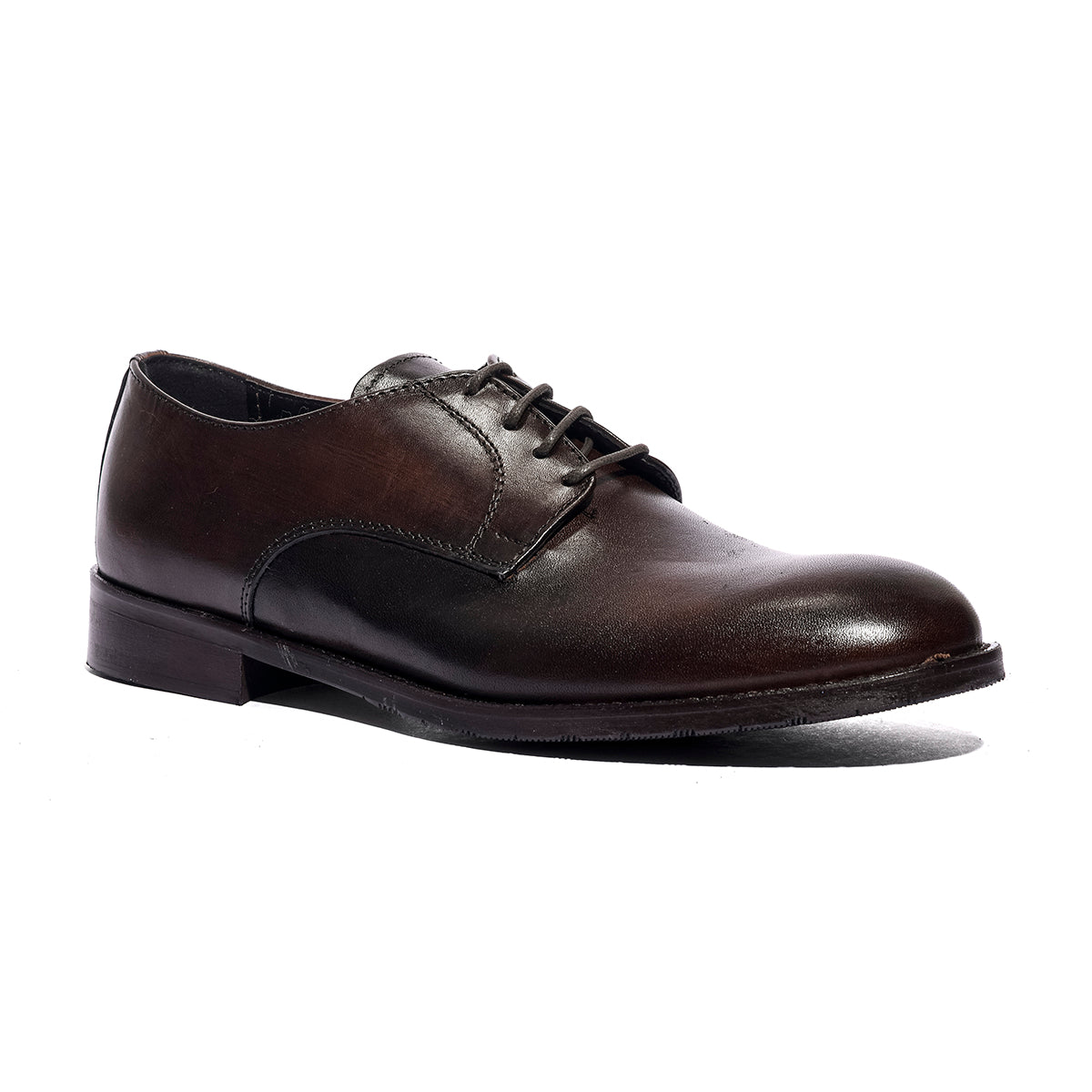 VARESE 106 PELLE MARRONE Stringata Uomo 