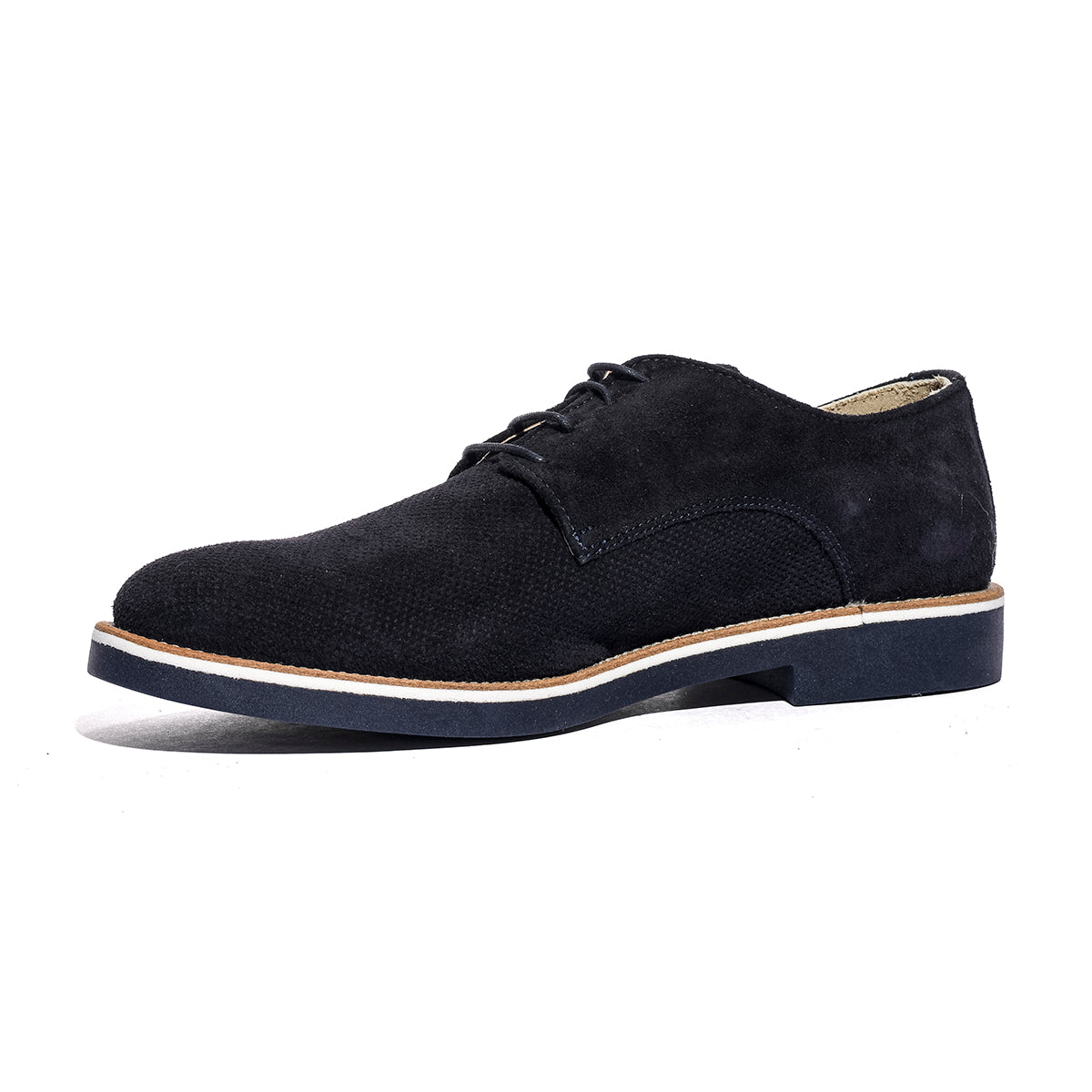 VARESE 1101 CAMOSCIO BLU Stringata Uomo 