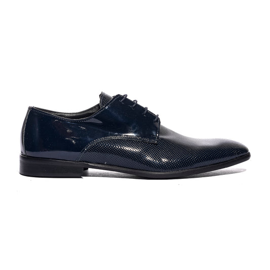 VARESE 110F VERNICE BLU Stringata Uomo 
