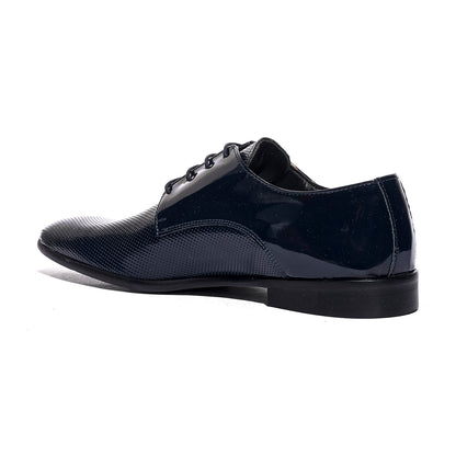 VARESE 110F VERNICE BLU Stringata Uomo 