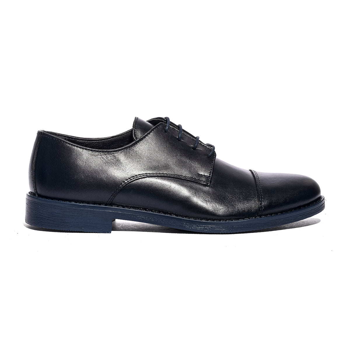 VARESE 111 PELLE BLU Stringata Uomo 